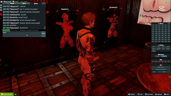 3dxchat | LoliVix | 70 | Cogiendo duro en la sala bdsm con las hermanas Vix q son sus juguetes sexuales (grabación hecha por mi novio) | 1ra parte