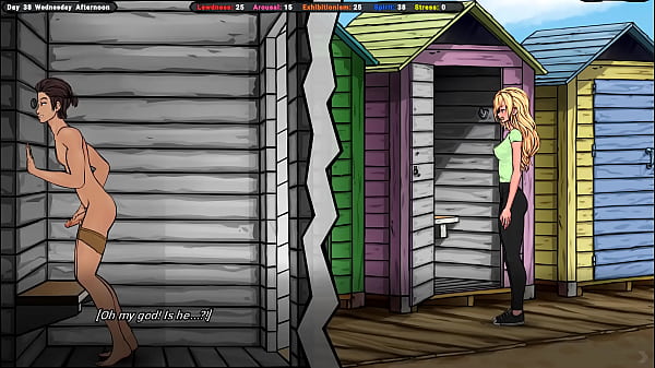 A masseur plays with innocent Jenny’s pussy, and then a stranger jerks off to her ass on the beach.